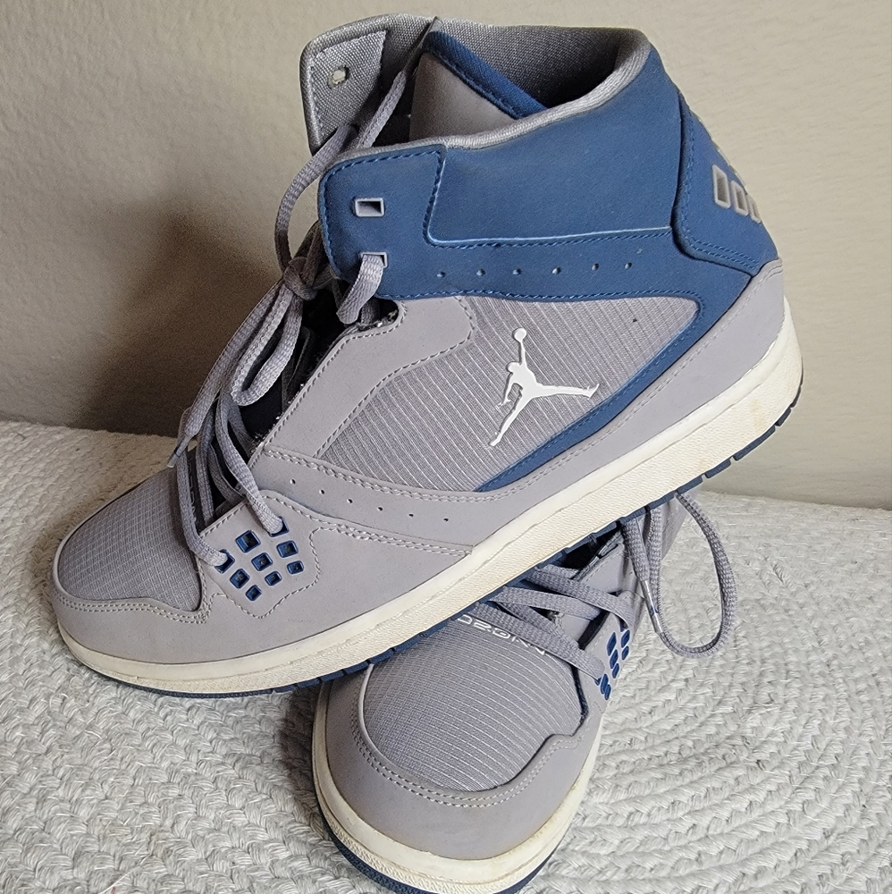 Nike Air Jordan Flight 1 Cement Grey True Blue